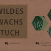 Wildes Wachs Tuch "Blatt" grün, 3er Set
