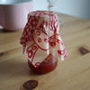 Wildes Wachs Minituch "Katze" rot, 5er Set