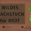 Wildes Wachs Tuch für Brot "Pflanze" grün, 60 x 46 cm